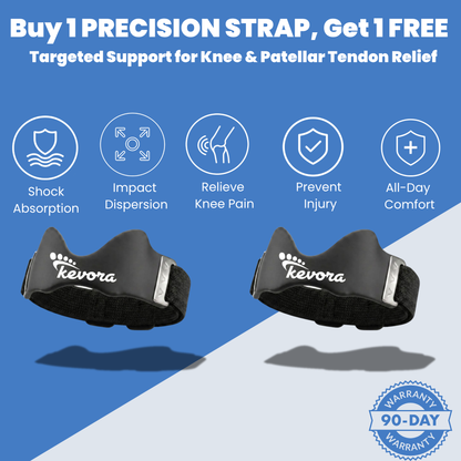 Kevora™ Precision Strap - Adjustable Patellar Tendon Support for Knee Pain Relief