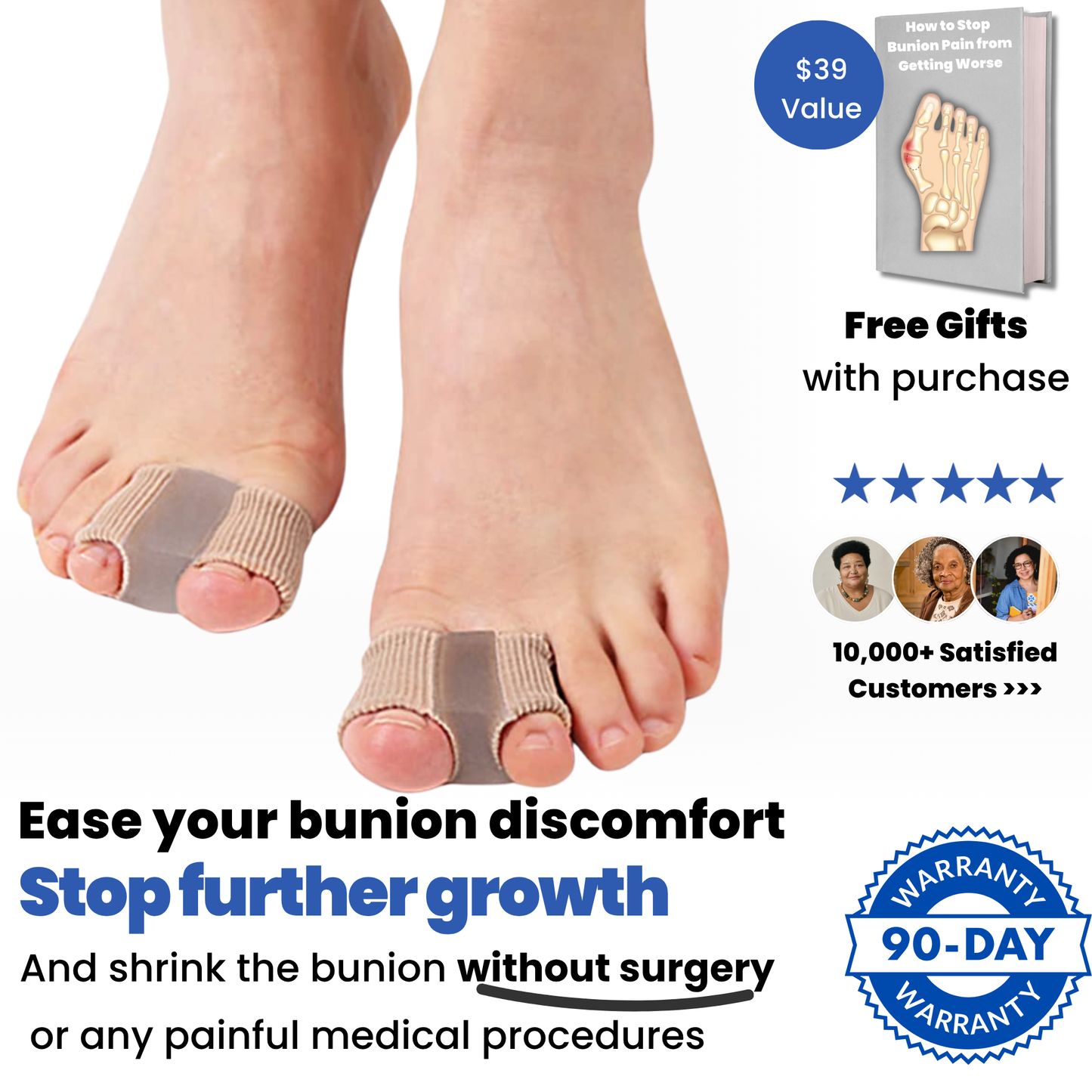 Kevora™ Bunion Toe Separators