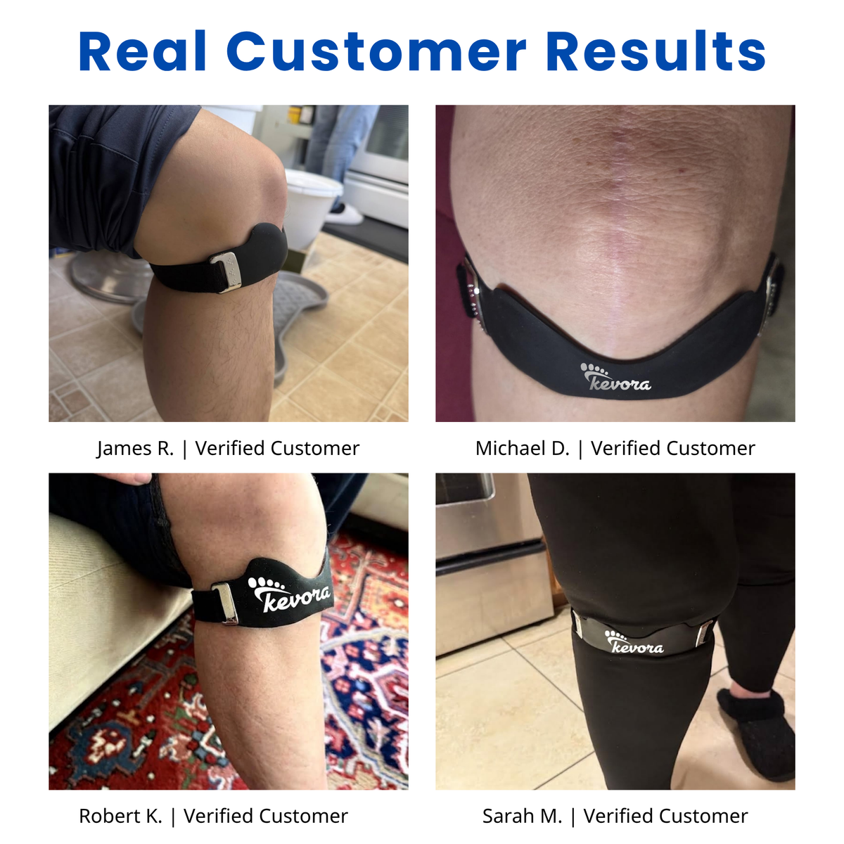 Kevora™ Precision Strap - Adjustable Patellar Tendon Support for Knee Pain Relief