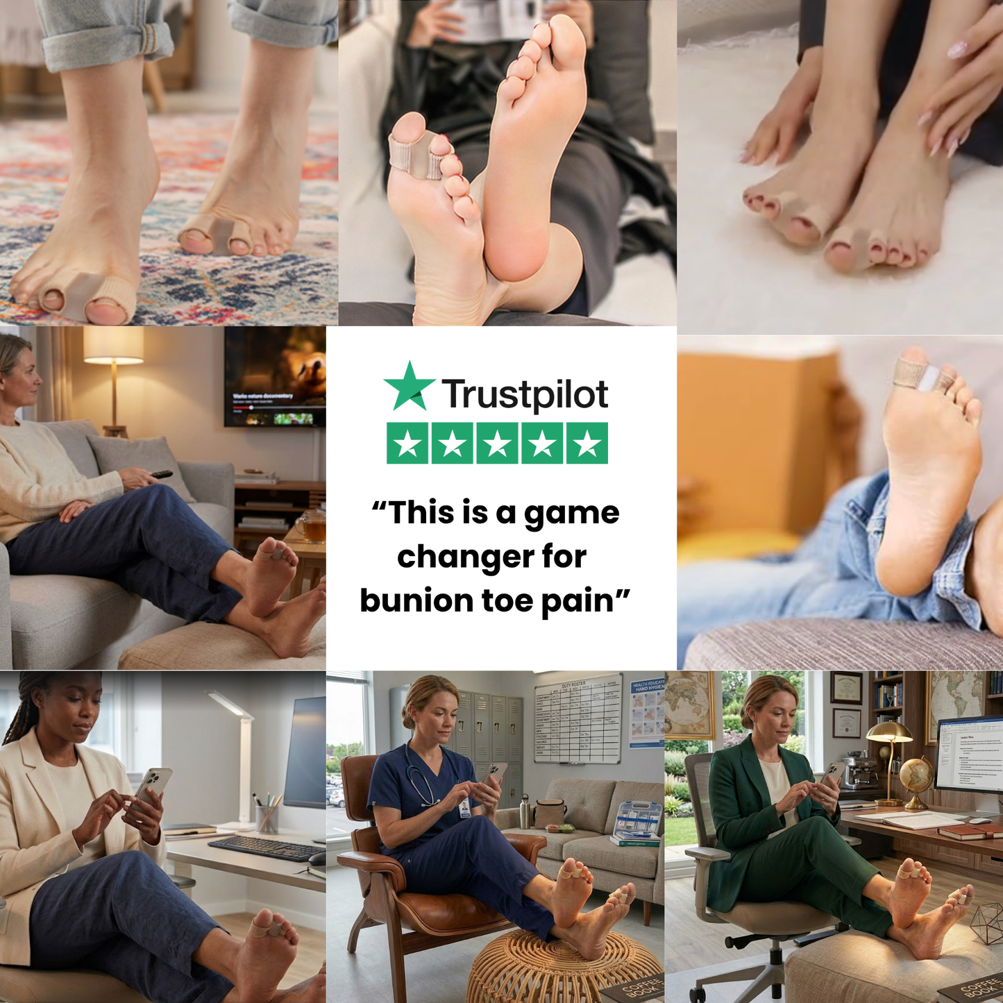 Kevora™ Bunion Toe Separators