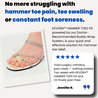 Kevora™ Hammer Toe Corrector Fabric Buddy Wraps