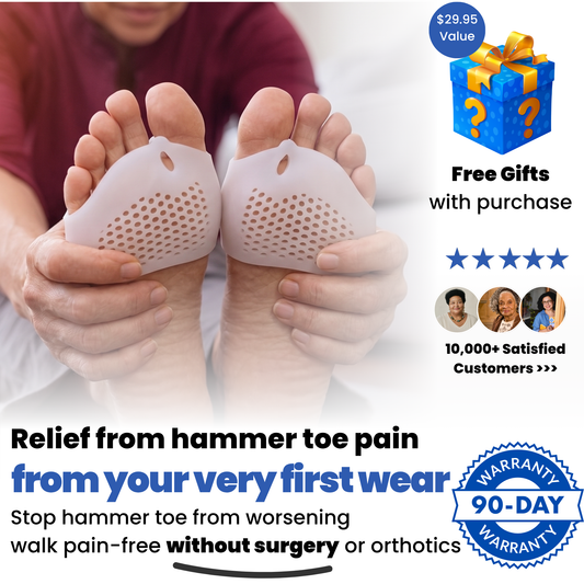 Silicone Toe Separators - Hammer Toe Straighteners