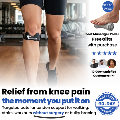 Kevora™ Precision Strap - Adjustable Patellar Tendon Support for Knee Pain Relief