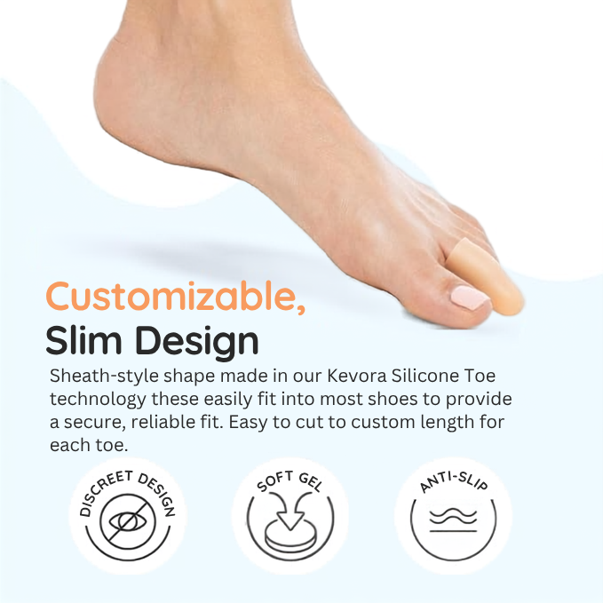 1 Pair Silicone Toe Protectors