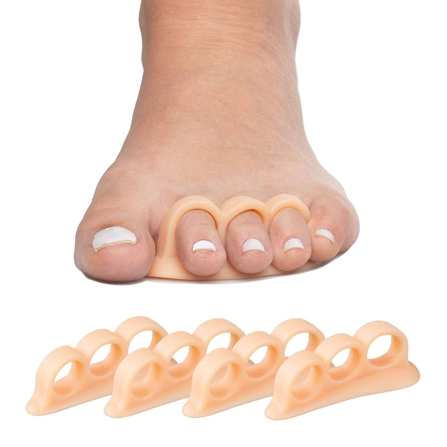1 Pair Triple Loop Hammertoe Crest – Silicone Gel Cushion