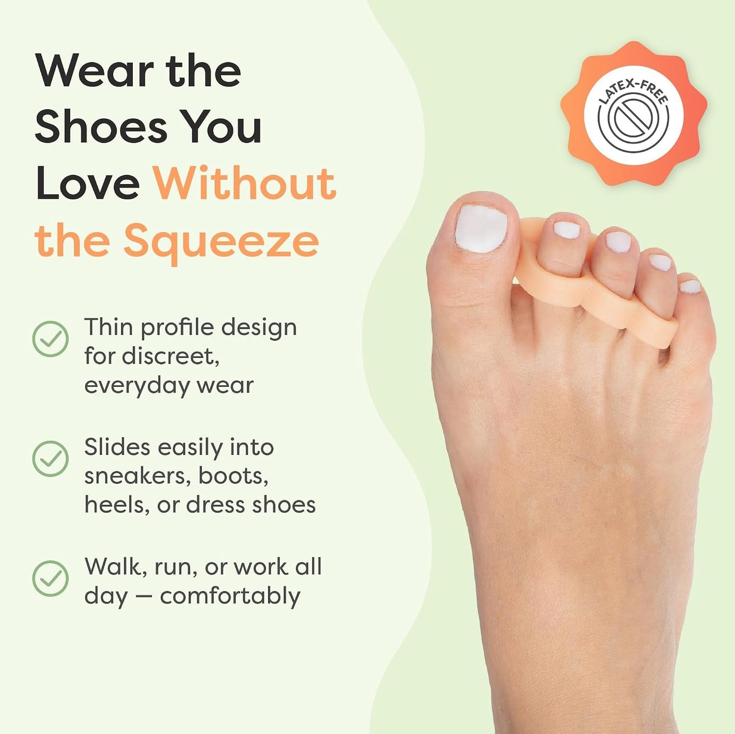 1 Pair Triple Loop Hammertoe Crest – Silicone Gel Cushion