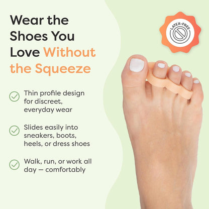 1 Pair Triple Loop Hammertoe Crest – Silicone Gel Cushion